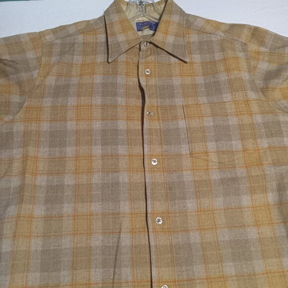 Pendleton Men's Virgin Wool Button Up Long Sleeve Shirt L - Picture 1 of 6